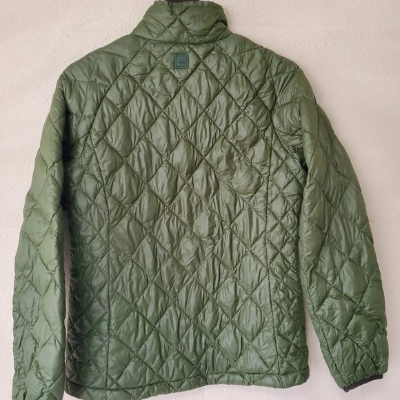 Rainforest Green Women's Polyester Thermoluxe Sz Small Puffer Jacket - Picture 2 of 9